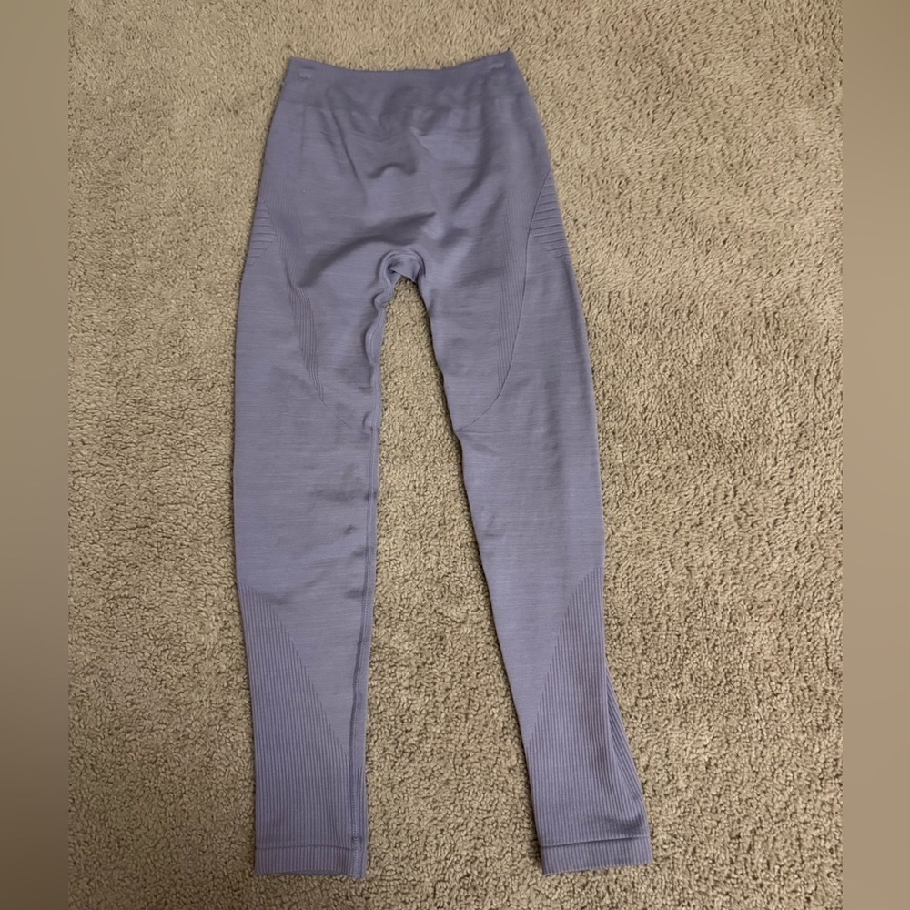 Alphalete Ozone Seamless High Rise Leggings Lavender Size XS - Picture 2 of 4
